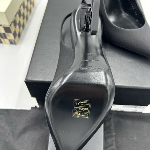 YSL Saint Laurent Opyum Sling back heels - Picture 14 of 14